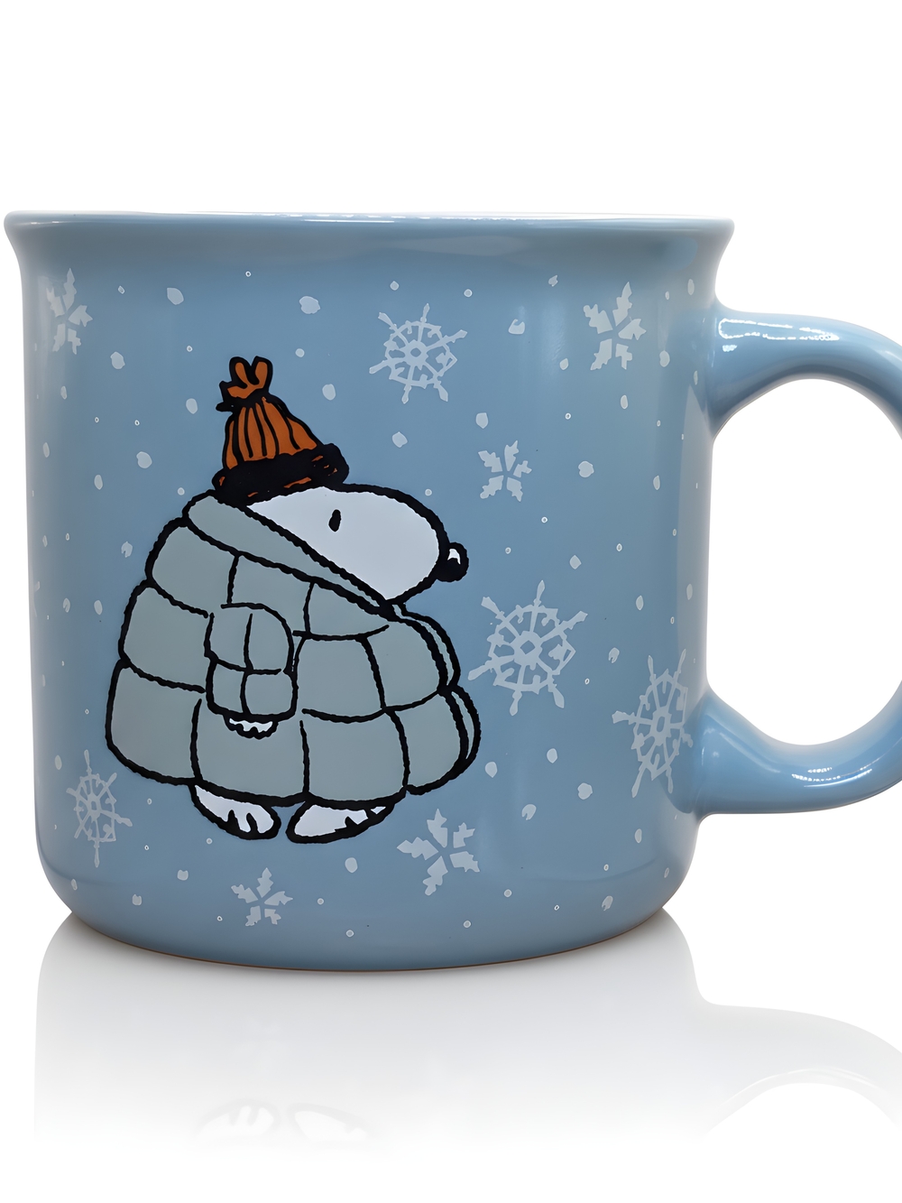 ❄️ Peanuts Winter Is Here Snoopy, Woodstock, Charlie Brown Mug ❄️